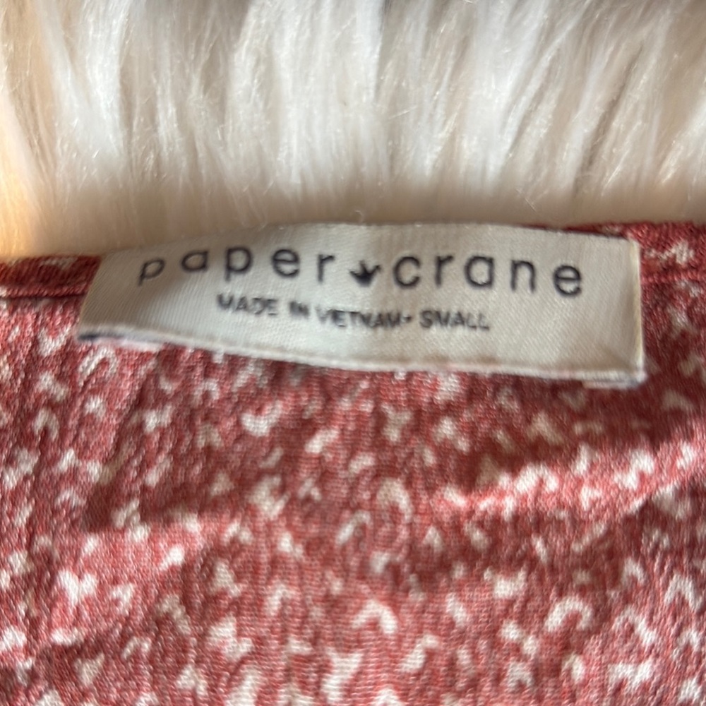Paper Crane Brown Ruffled Blouse - Picture 4 of 8
